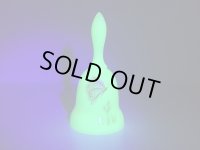 Fenton フェントン ベル 蝶々 バラフライ ヴァセリンガラス ウランガラス USA ヴィンテージ 