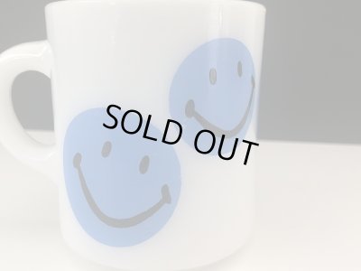 画像8: ヘーゼルアトラス スマイル SMILE スマイリーフェイス 青 HazelAtlas USA ヴィンテージ