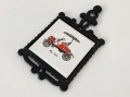ヴィンテージ Trivet 鍋敷き アンティークカーデザイン 壁掛け飾り USA米国輸出用 MADE IN JAPAN 