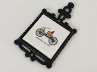 ヴィンテージ Trivet 鍋敷き アンティークカーデザイン 壁掛け飾り USA米国輸出用 MADE IN JAPAN 
