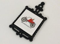 ヴィンテージ Trivet 鍋敷き アンティークカーデザイン 壁掛け飾り USA米国輸出用 MADE IN JAPAN 