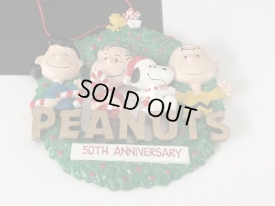 画像3: スヌーピー ウッドストック 50周年 クリスマスリース オーナメント PEANUTS オールド USA ヴィンテージ