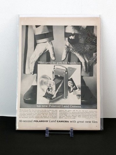 画像1: Land Camera ビンテージ LIFE誌 1955年 ビンテージ広告 切り取り アドバタイジング ポスター