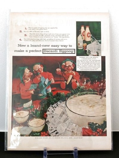 画像2: BACARDI ビンテージ LIFE誌 1955年 ビンテージ広告 切り取り アドバタイジング ポスター