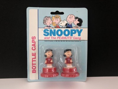 画像1: 未開封 デッドストック WECOLITE ルーシー BOTTLE CAP USA SNOOPY オールド ヴィンテージ スヌーピー