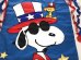 画像3: アンクルサム UNCLE SAM JOE COOL ジョークール スヌーピー ウッドストック BIG FLAG フラッグ SNOOPY PEANUTS USA