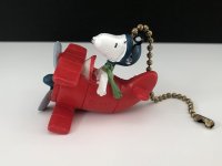 スヌーピー FAN PULL 箱入り レッドバロン フライングエース オールド ヴィンテージ vintage USA SNOOPY