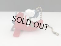 スヌーピー FAN PULL 箱入り レッドバロン フライングエース オールド ヴィンテージ vintage USA SNOOPY