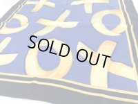 100% SILK MADE IN ITALY スカーフ 大判 正方形 USA vintage ヴィンテージ
