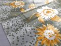スカーフ 長方形 フラワー USA vintage ヴィンテージ