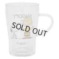 [新品雑貨]　スヌーピー 耐熱ガラスマグ SNOOPY PPEANUTS
