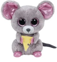 【Ty】Beanie Boo's スクイーカー M ぬいぐるみ/動物/ねずみ