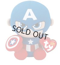 【Ty】MARVEL キャプテンアメリカ ぬいぐるみ/アメコミ/映画/アニメ