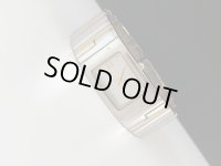 ファッションウォッチ 腕時計 ゴールド×シルバートーンコンビ バングル ブレスレットウォッチ USA オールド