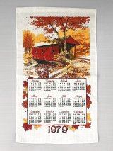 1979年 ビンテージ キッチンリネン カレンダー vintage USA ヴィンテージ