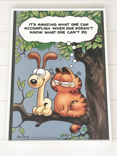画像1: ガーフィールド オーディー Garfield ヴィンテージ ポスター poster USA