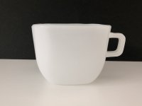 グラスベイク リプトン Lipton スープマグ 白 ホワイト Glasbake ヴィンテージ USA