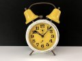 MADE IN GERMANY ヴィンテージ 置時計 時計 アラームクロック 手巻き ゼンマイ式 vintage