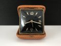 JUNK品 MADE IN Great Britain ヴィンテージ トラベルクロック 置時計 時計 アラームクロック 手巻き ゼンマイ式 vintage