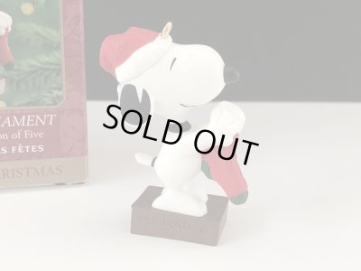 画像3: スヌーピー HALLMARK オーナメント クリスマス サンタ 箱入り KEEPSAKE PEANUTS SNOOPY ヴィンテージ