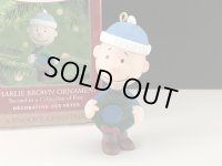 チャーリーブラウン HALLMARK オーナメント クリスマス箱入り KEEPSAKE PEANUTS SNOOPY ヴィンテージ