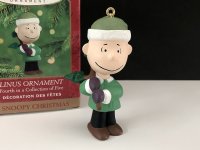 ライナス HALLMARK オーナメント クリスマス箱入り KEEPSAKE PEANUTS SNOOPY ヴィンテージ