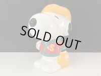スヌーピー 野球 ベースボール 貯金箱 BANK USA オールド PEANUTS