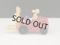 レア KOMATSU 刻印あり ウッドストック フォークリフト AVIVA社製 ヴィンテージ Mini Diecast ミニダイキャスト ミニカー TOY 1970's 1980's  トミカ