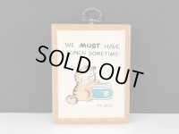 1970年代 80年代 ENESCO USA ヴィンテージ ガーフィールド ウッド ウォールデコ 壁掛け飾り Garfield 