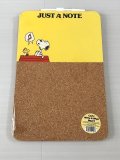 スヌーピー ウッドストック ヴィンテージ Cork/ Write＆Wipe Boad コルクボード USA SNOOPY PEANUTS