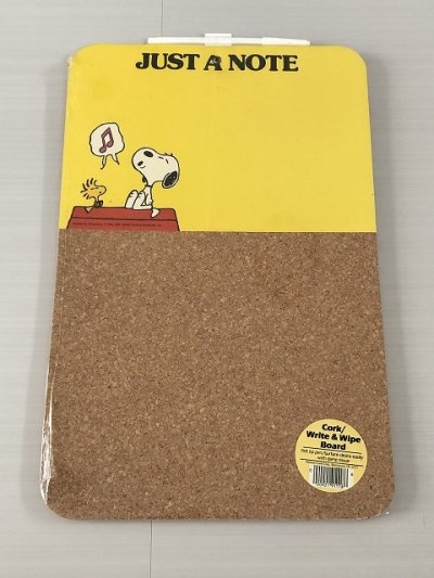 画像4: スヌーピー ウッドストック ヴィンテージ Cork/ Write＆Wipe Boad コルクボード USA SNOOPY PEANUTS