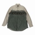 USED WOOLRICH ウールリッチ 長袖シャモアシャツ ネイティブ アニマル