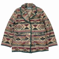 USED ネイティブ エスニック ゴブランジャケット レディース