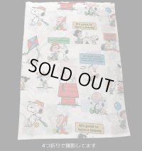 ヴィンテージ スヌーピー フラットシーツ SNOOPY PEANUTS USA