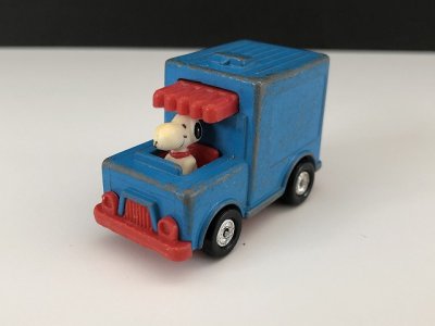 画像1: スヌーピー AVIVA社製 ヴィンテージ Mini Diecast ミニダイキャスト ミニカー TOY 1970's 1980's vintage SNOOPY PEANUTS