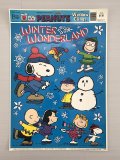 PEANUTS スヌーピー 50周年 クリスマス Christmas Window Clings MADE IN USA 