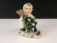 クリスマスオブジェ 天使 エンジェル 置物 USA オールド ヴィンテージ 