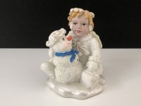 クリスマスオブジェ 天使 エンジェル スノーマン 置物 USA オールド ヴィンテージ 
