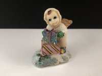 クリスマスオブジェ 天使 エンジェル 置物 USA オールド ヴィンテージ 