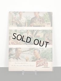 SCHLITZ BEER ビンテージ LIFE誌 1948年 ビンテージ広告 切り取り アドバタイジング ポスター
