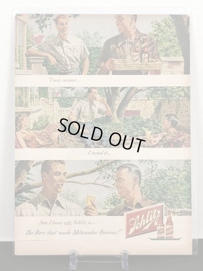 画像2: SCHLITZ BEER ビンテージ LIFE誌 1948年 ビンテージ広告 切り取り アドバタイジング ポスター