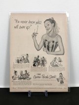 CANNON ビンテージ LIFE誌 1947年 ビンテージ広告 切り取り アドバタイジング ポスター