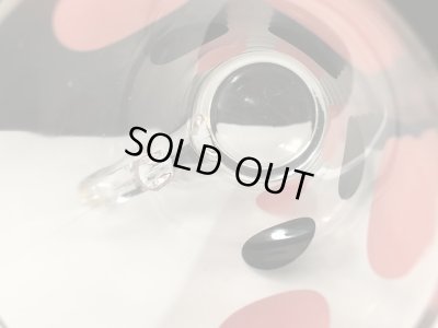 画像5: ヘーゼルアトラス HAZEL ATLAS クリア ブラック×ピンク ドット マグ パティオ PATIO USA ヴィンテージ