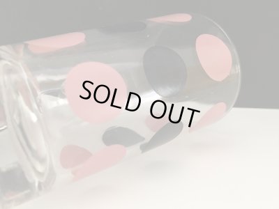 画像8: ヘーゼルアトラス HAZEL ATLAS クリア ブラック×ピンク ドット マグ パティオ PATIO USA ヴィンテージ