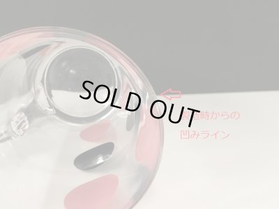 画像11: ヘーゼルアトラス HAZEL ATLAS クリア ブラック×ピンク ドット マグ パティオ PATIO USA ヴィンテージ