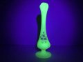 Fenton フェントン ヴァセリンガラス ウランガラス USA ヴィンテージ フラワーベース 一輪挿し 