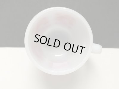 画像5: ファイヤーキング スレンダーストーク フラワー お花  Dハンドルマグ Fire-king ヴィンテージ USA