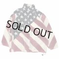USED MADE IN USA 星条旗柄 フリースジャケット