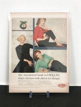 DU PONT ビンテージ LIFE誌 1957年 ビンテージ広告 切り取り アドバタイジング ポスター