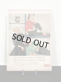 DU PONT ビンテージ LIFE誌 1957年 ビンテージ広告 切り取り アドバタイジング ポスター